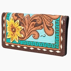 American Darling Wallet Genuine Leather Women Bag Western Wallet